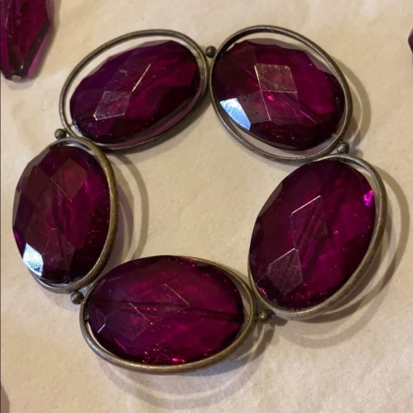 Crackled Acrylic 3 Piece Jewelry Set - Picture 16 of 16